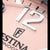Festina Edelstahlteil mit F-Logo und Gravur, Nahaufnahme