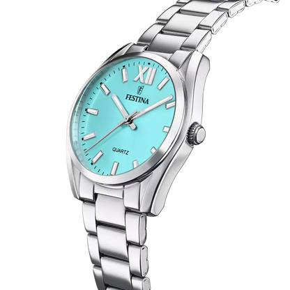 Festina Alegria F20622/D Damenuhr • Hellblau • Edelstahl