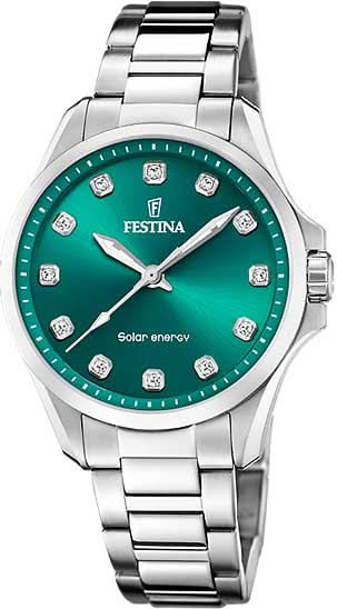 Festina Solar Energy F20654/3 Damenuhr • Solar • Edelstahl