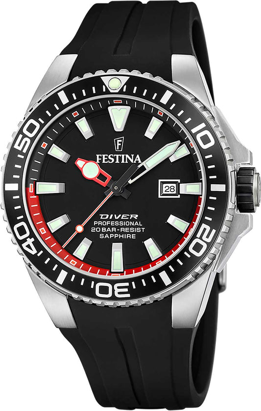 Festina The Originals F20664/1 Herren Uhr • Quarzwerk • Saphirglas