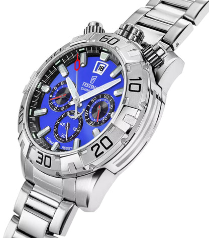 Herrenuhr blau aus Edelstahl – Festina  Bullhead Modell: F20743/3
