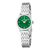 Festina Mademoiselle F20749/5 Damenuhr Silberfarben/Grün • Quarzwerk • Mineralglas