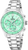Damenuhr Festina mit Edelstahlband und grünem Zifferblatt, Chronographen-Optik