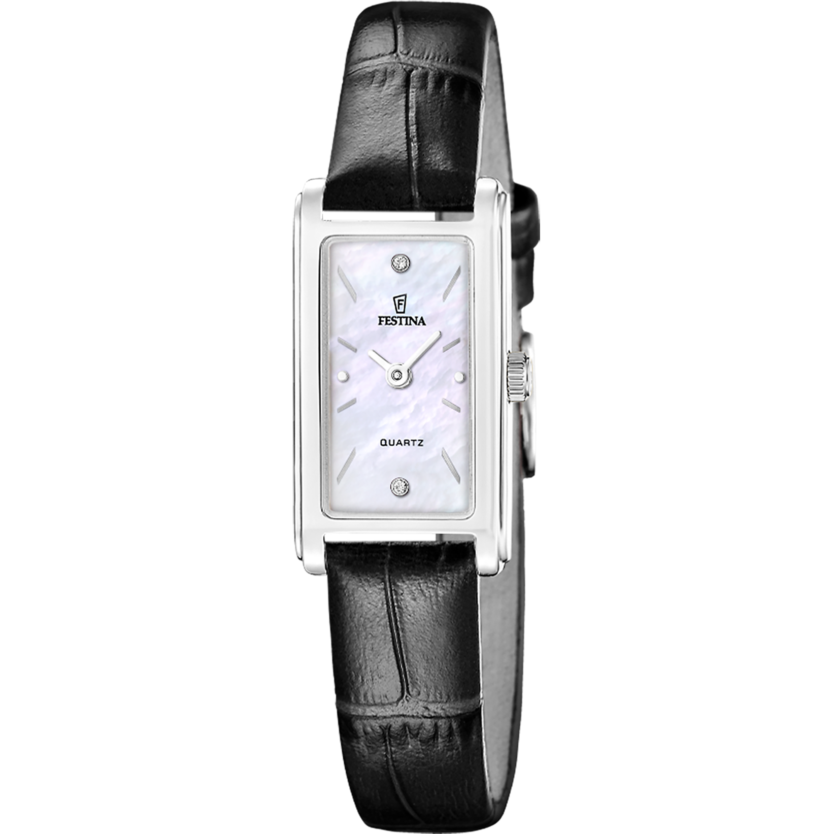 Festina Mademoiselle F20769/1 Damen • Mineralglas • Elegantes Lederarmband