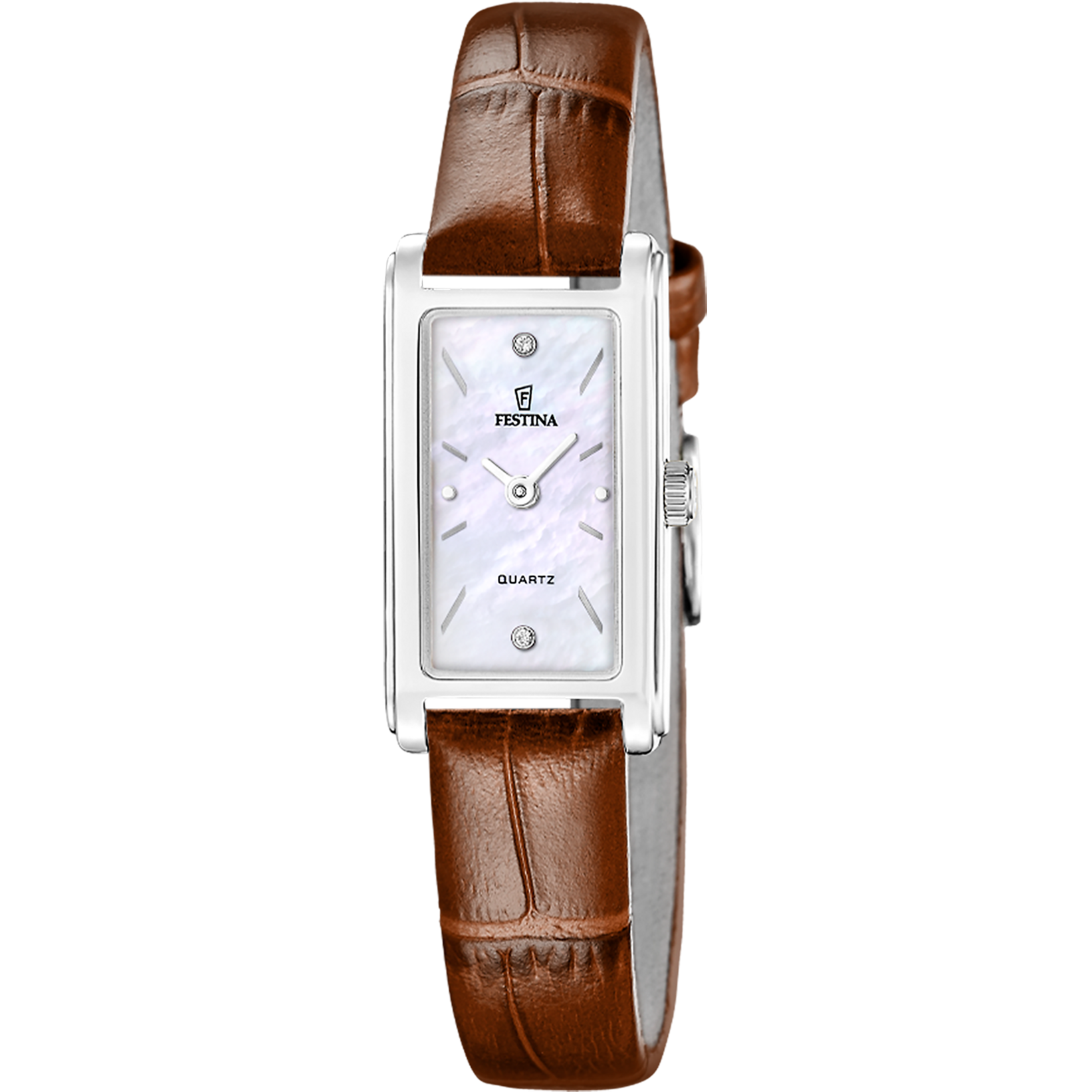 Festina Mademoiselle F20769/2 Damenuhr • Mineralglas • Lederarmband