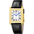 Festina On The Square F20772/1 Herrenuhr Quarz Rechteckig Schwarz/Goldfarben • Quarzwerk • Rechteckiges Gehäuse