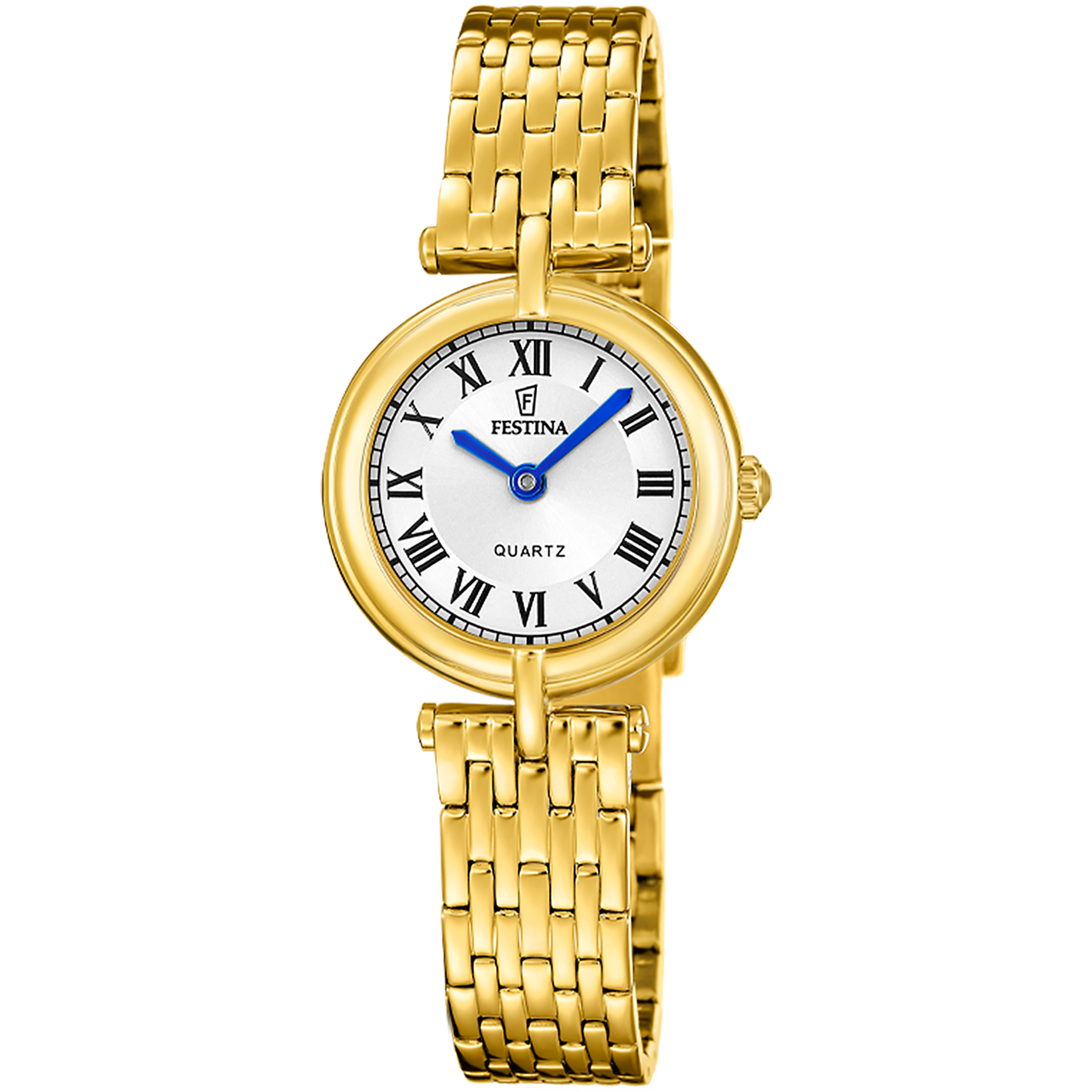 Festina Mademoiselle F20790/1 Damenuhr Goldfarben • Quarzwerk • Mineralglas