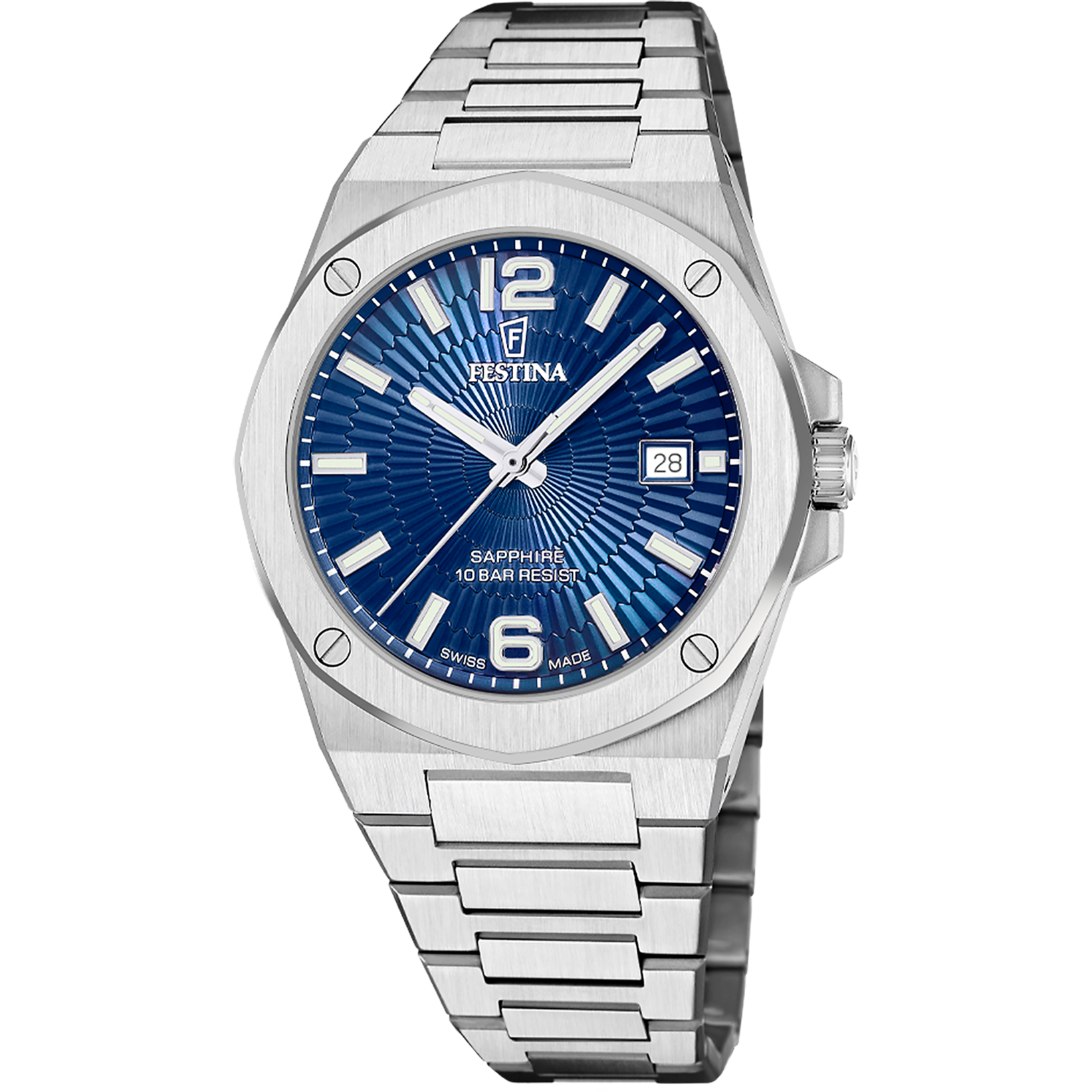 Festina Swiss Made F22000/2 Vallée Herrenuhr • Saphirglas • 10 ATM