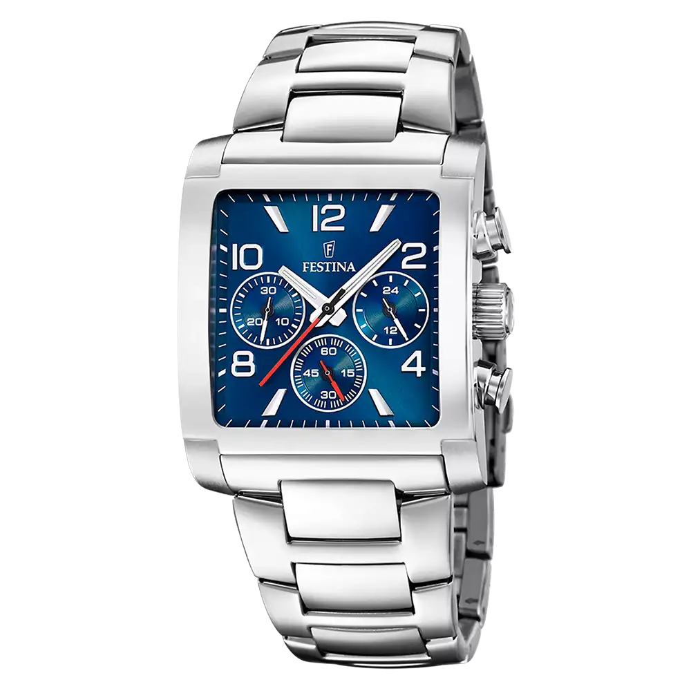 Festina Timeless Chronograph F20652/1 Herrur • Kvartsrörelse • Mineralglas