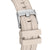 Festina Armband aus beigem Silikon mit Metall-Dornschließe