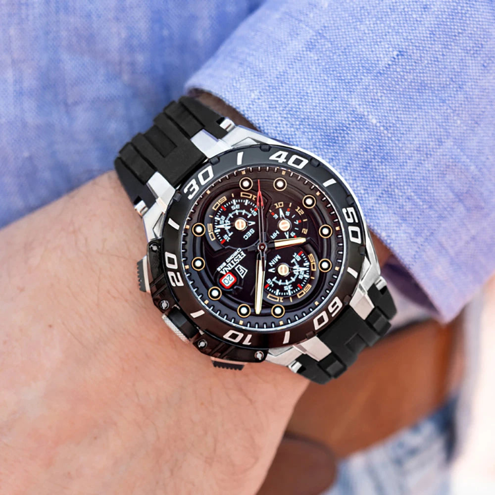 Festina Chrono Bike F20755/8 Herrenuhr • Miyota Quarz-Chronograph • 20 Bar