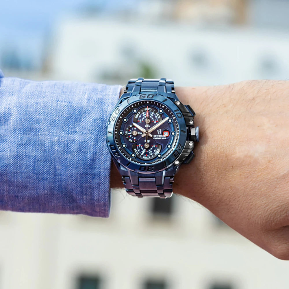 Festina Chrono Bike F20757/1 Herrenuhr • Saphir • 20 Bar