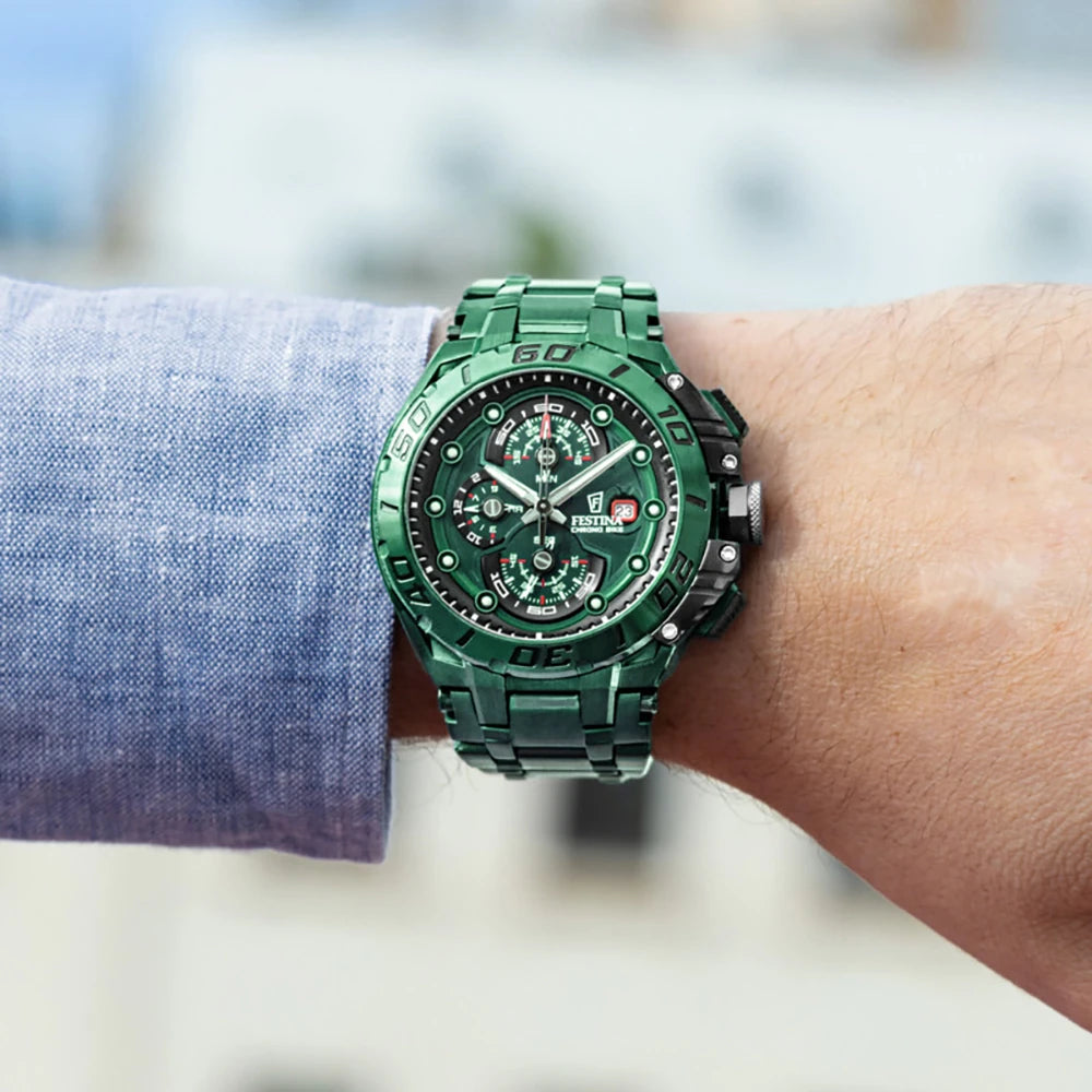 Festina Chrono Bike Special Edition F20758/1 Herrenuhr • 20 bar wasserdicht • Quarz-Chronograph