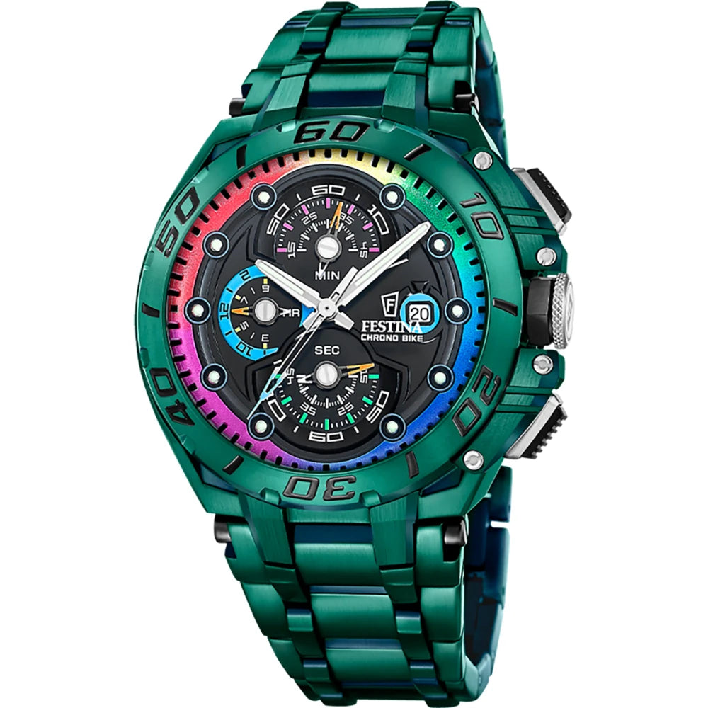 Festina Chrono Bike F20760/1 Herrenuhr • 20 bar • Inkl. Wechselband