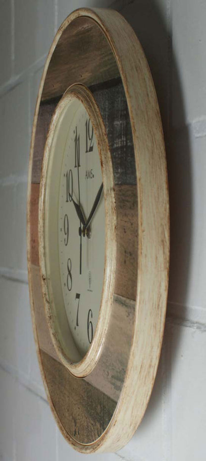 Wanduhr klassisch Gehäusedurchmesser 35 cm - AMS Modell: 5975