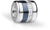 Edelstahl-Charm von Bering Jewelry mit blauem Einsatz und Zirkonia-Ring