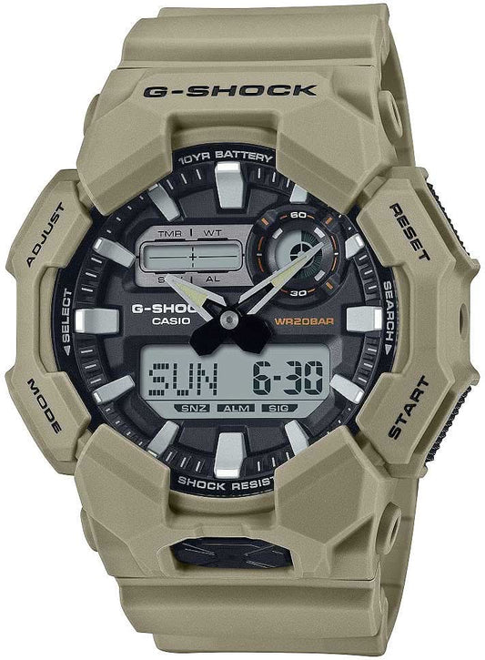 Casio G-Shock GA-010-5AER Herrenuhr • 10 Jahre Batterie • Robust