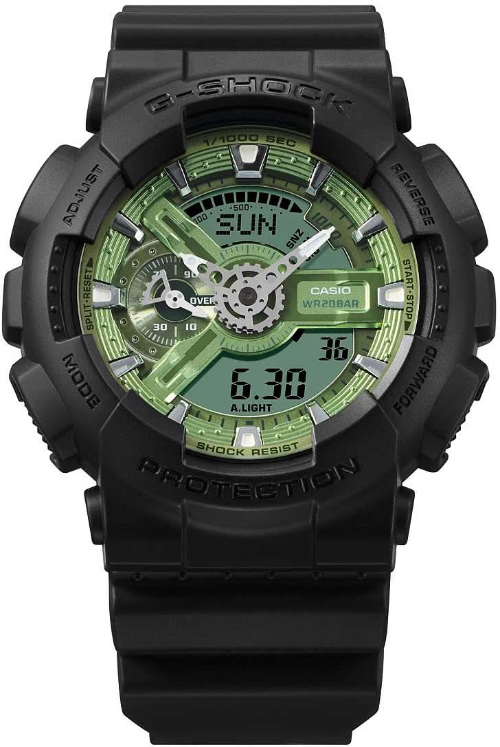 Casio G-Shock GA-110CD-1A3ER Men's Watch • Extreme Shock Resistance • World Time Function