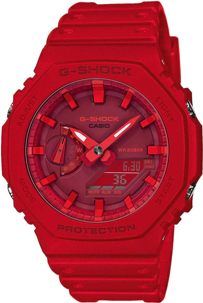 Casio G-Shock GA-2100-4AER Herrenuhr • Extreme Stoßfestigkeit • Kultiges Retro-Design