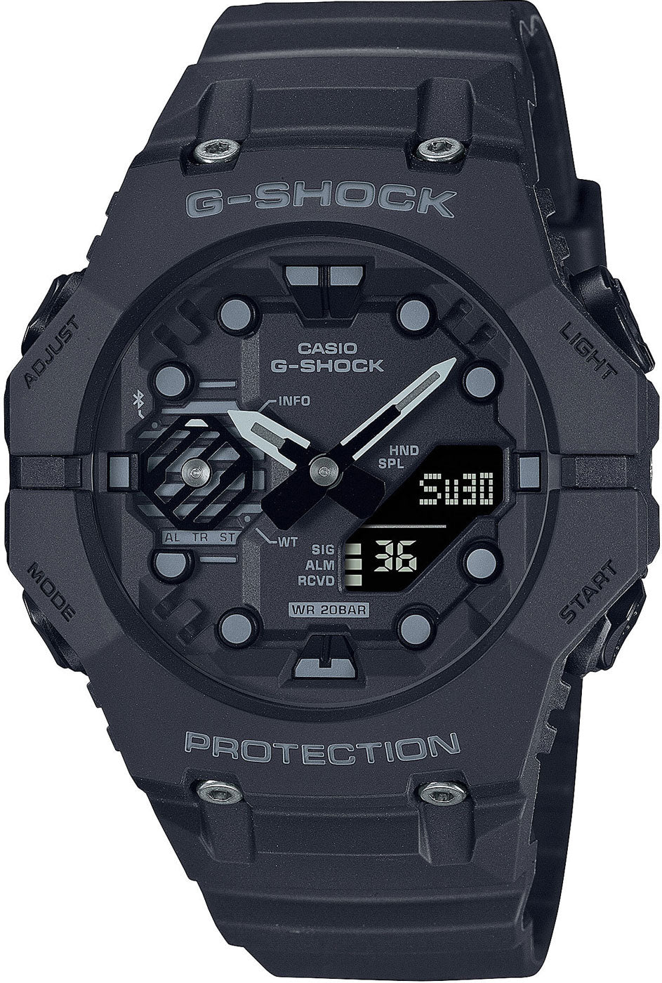 Casio G-SHOCK GA-B001-1A Uhr • Bluetooth • 20 Bar Wasserdicht • Carbon Core Guard