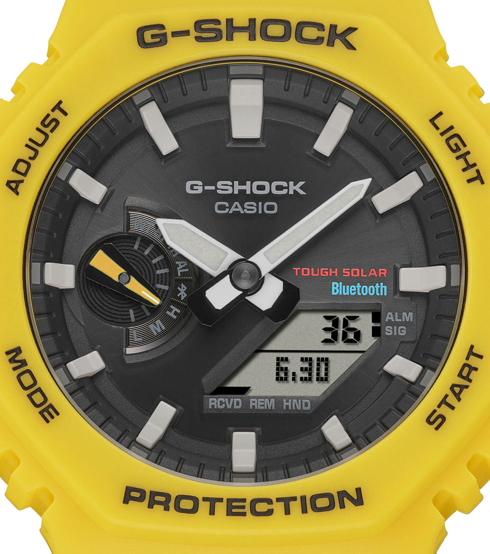Casio G-Shock GA-B2100C-9AER Uhr • Solar • Bluetooth • Gelb