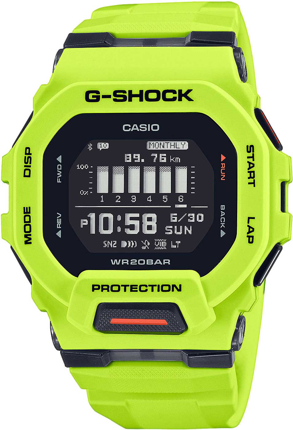 Casio G-Shock G-Squad GBD-200-1 Herren Uhr • Bluetooth • Stoßfest