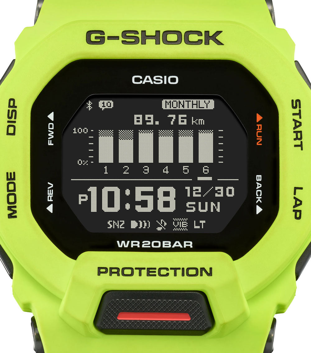 Casio G-Shock G-Squad GBD-200-1 Herren Uhr • Bluetooth • Stoßfest