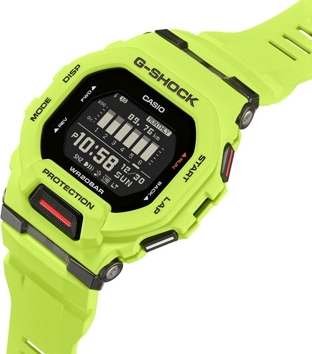 Casio G-Shock G-Squad GBD-200-1 Herren Uhr • Bluetooth • Stoßfest