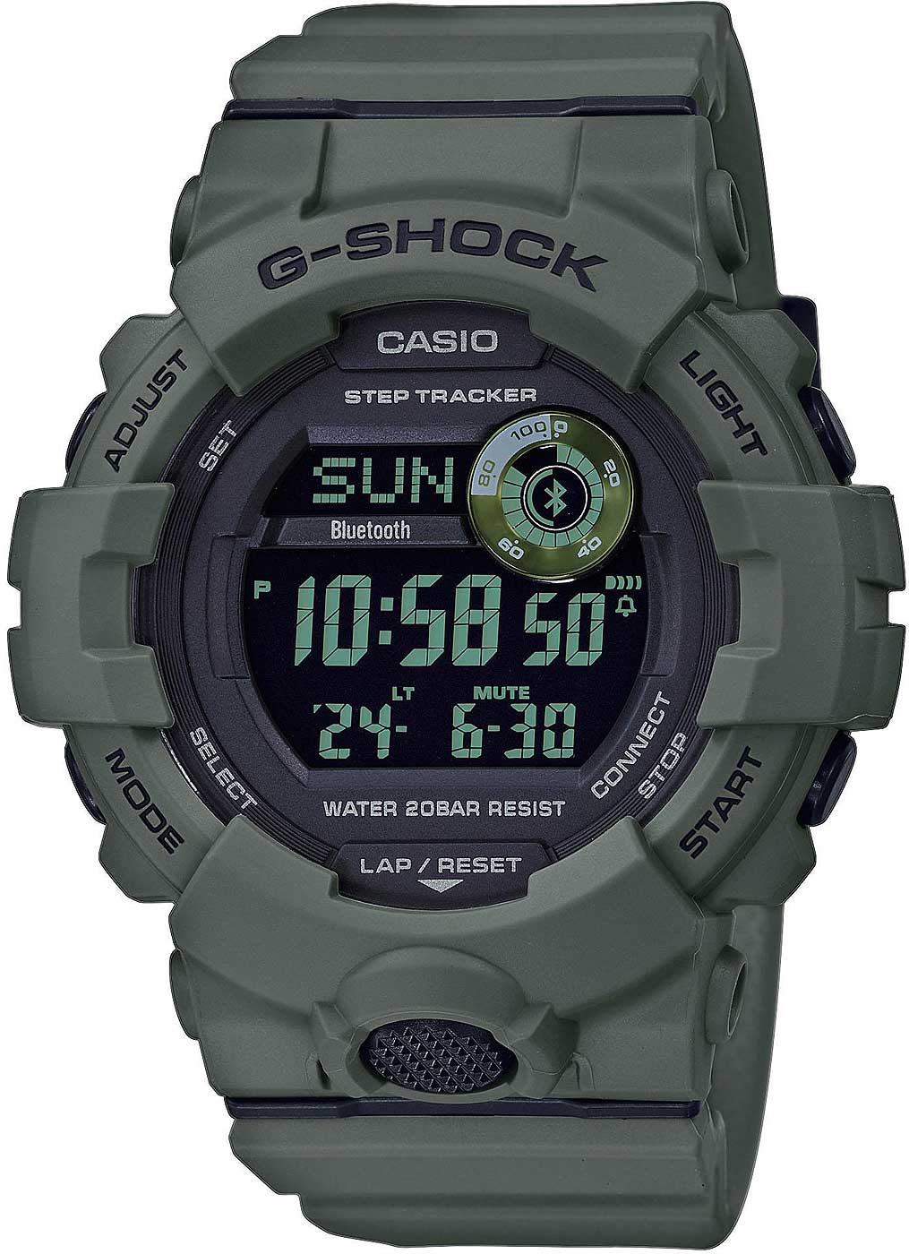 Casio G-Shock G-Squad GBD-800UC-3ER Herren Uhr • Bluetooth • Robustes Resin-Gehäuse
