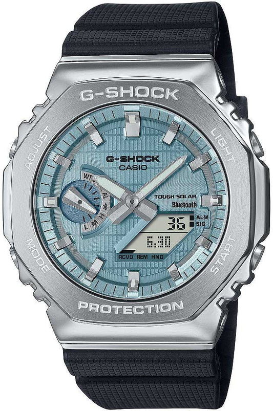 Casio G-Shock G-Steel GBM-2100A-1A2ER Herren Uhr • Solarbetrieb • Bluetooth