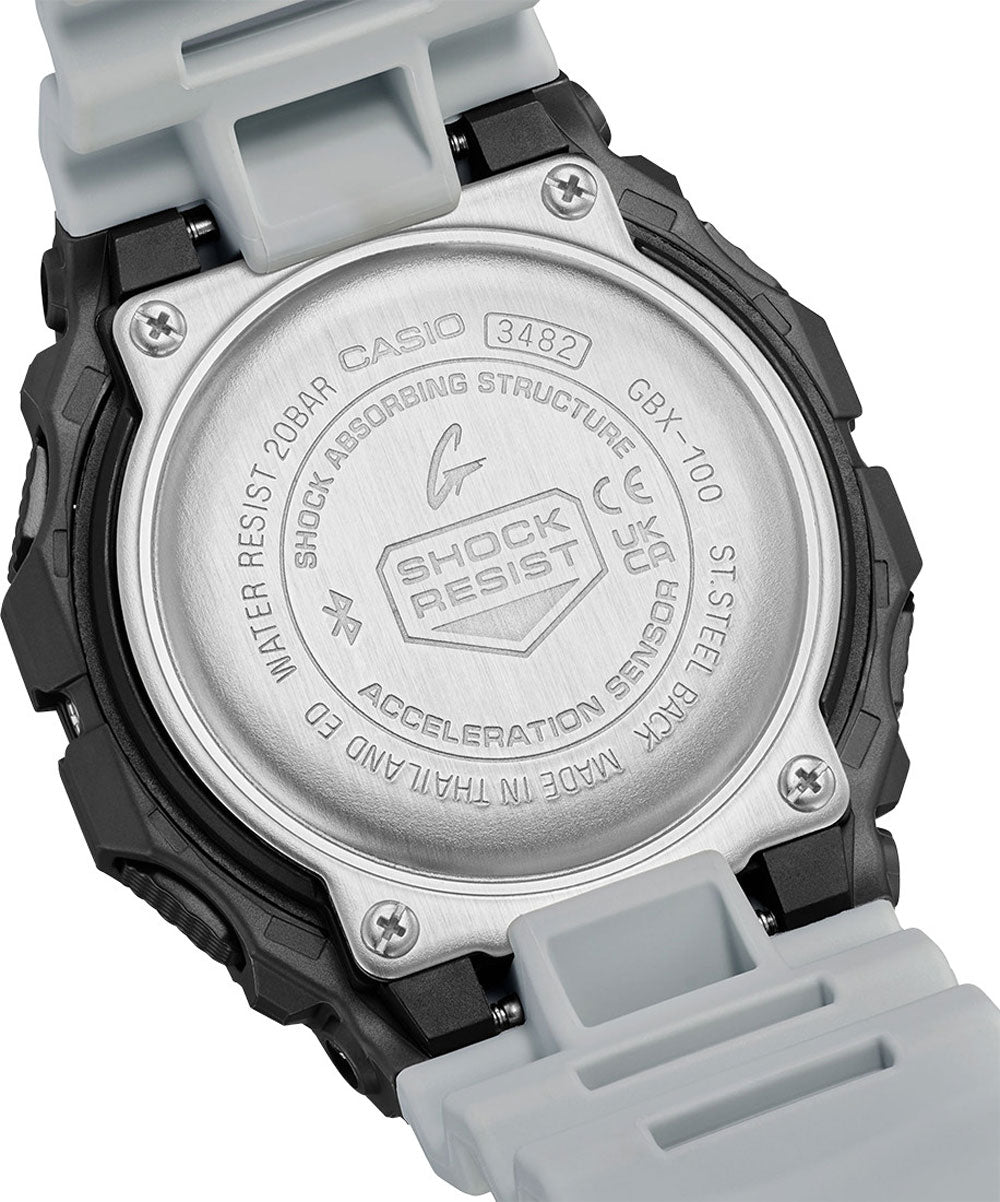 Casio G-SHOCK G-LIDE GBX-100 GBX-100TT-8ER Uhr • Smartphone-Linked • 20 Bar Wasserdichtigkeit