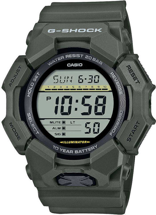 Casio G-Shock GD-010-1ER Men's Watch • 10-Year Battery • Carbon Core Guard