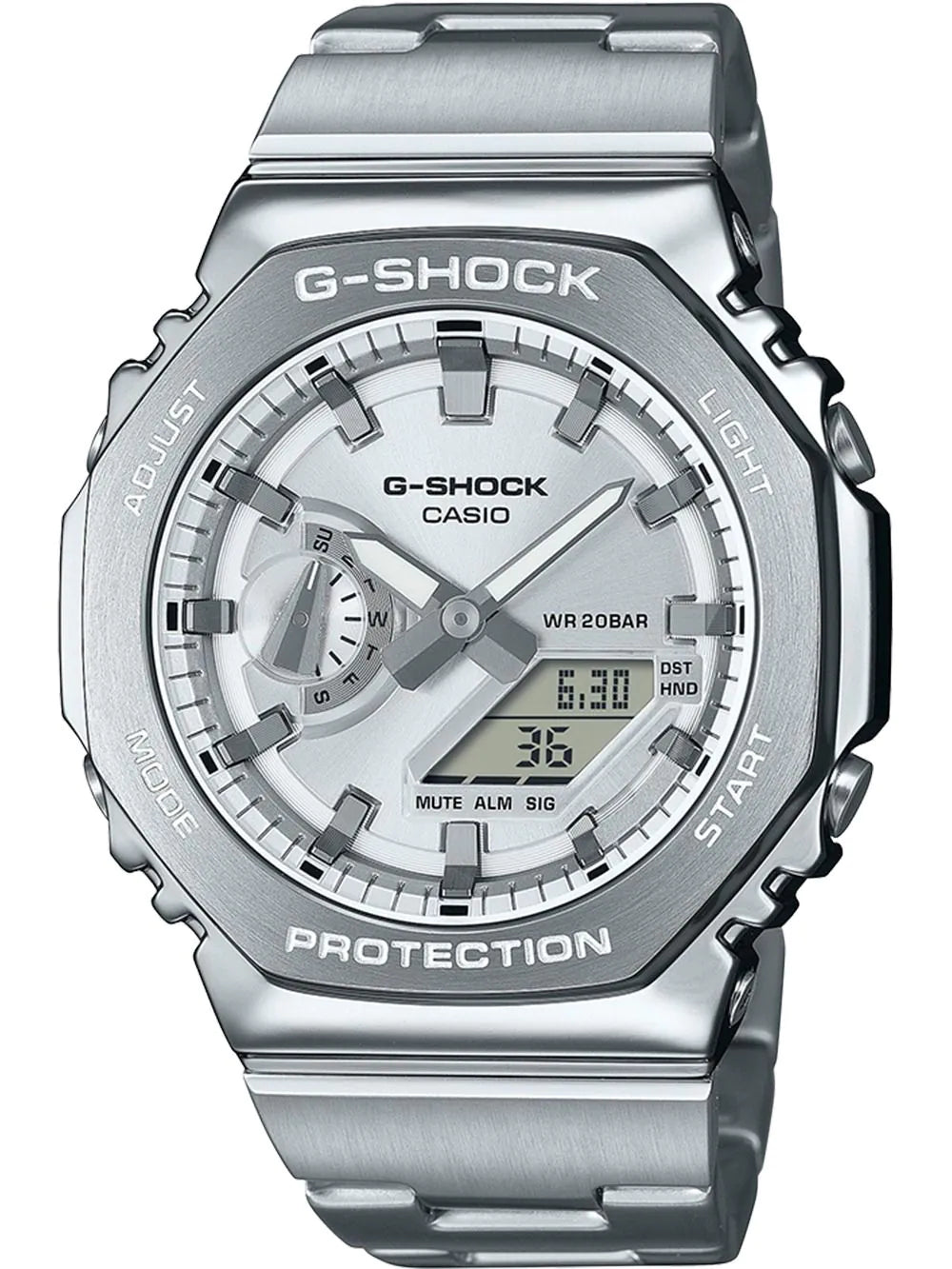 Casio G-Shock GM-2110D-7AER Herrenuhr • Edles Full-Metal Design • Stoßfest