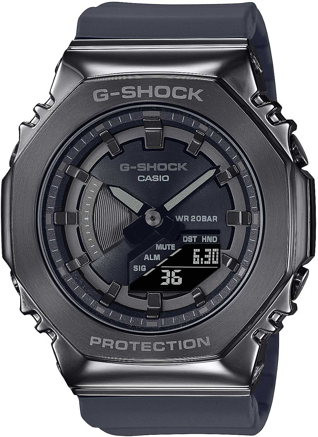 Casio G-Shock GM-S2100B-8AER Uhr • Metalllünette • 20 Bar Wasserdicht