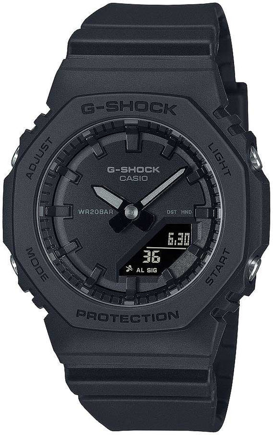 Casio G-Shock GMA-P2100BB-1AER Women's Watch • All Black • Carbon