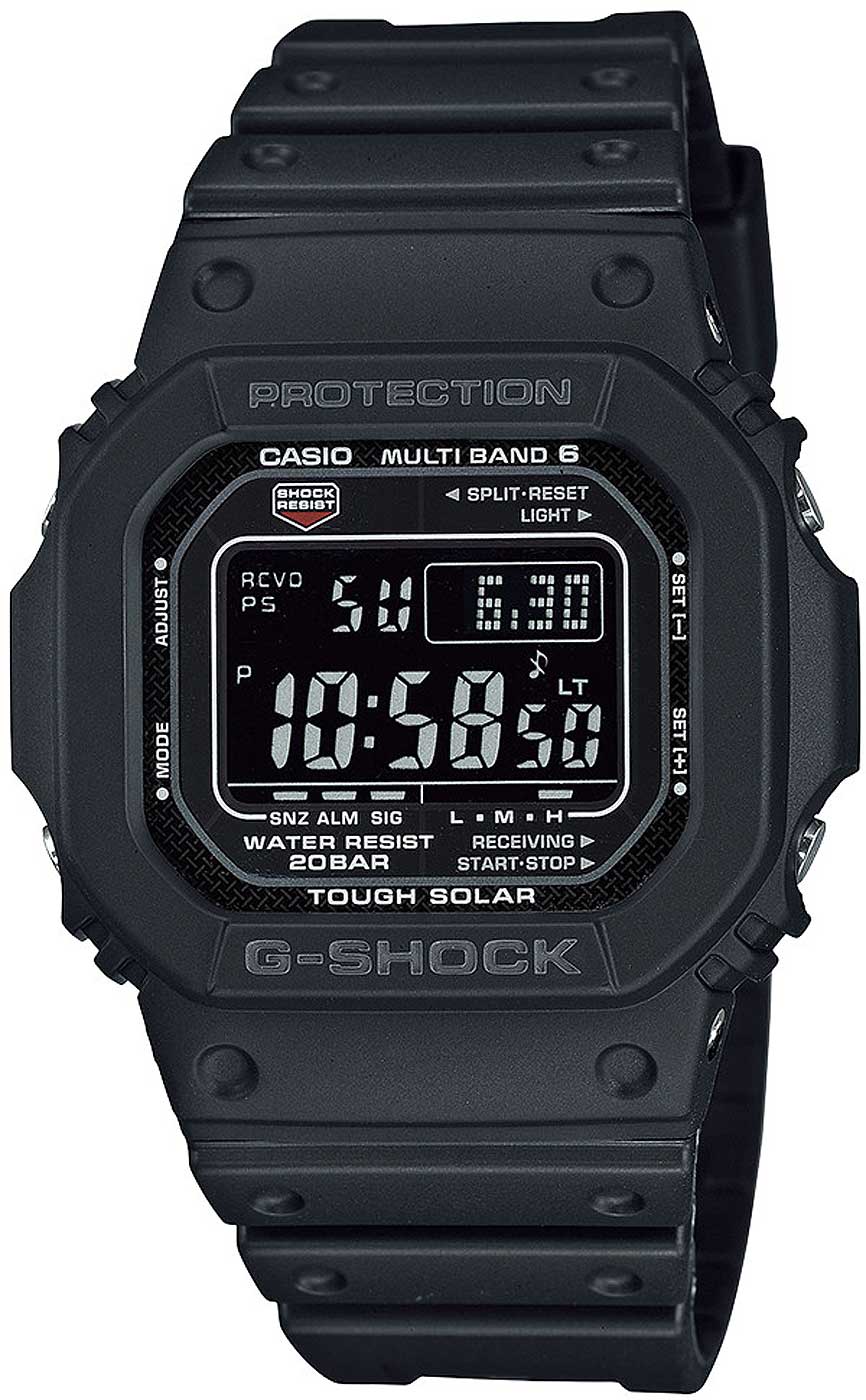 Casio G-Shock The Origin GW-M5610U-1ER Herren Uhr • Funksolar • 20 Bar Wasserdichtigkeit