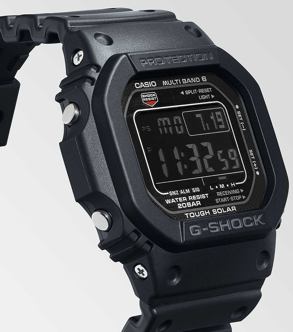 Casio G-Shock The Origin GW-M5610U-1ER Herren Uhr • Funksolar • 20 Bar Wasserdichtigkeit