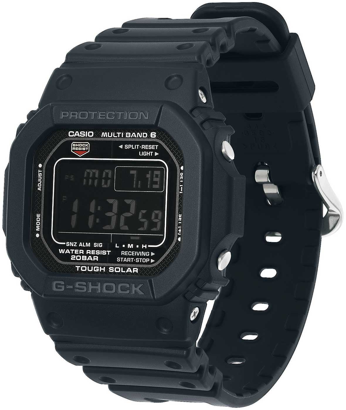 Casio G-Shock The Origin GW-M5610U-1ER Herren Uhr • Funksolar • 20 Bar Wasserdichtigkeit