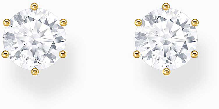 Ohrrstecker mit weißem Zirkoniastein im Brillantschliff - Thomas Sabo Modell: H2301-414-14