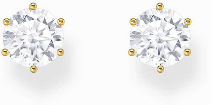Ohrrstecker mit weißem Zirkoniastein im Brillantschliff - Thomas Sabo Modell: H2301-414-14