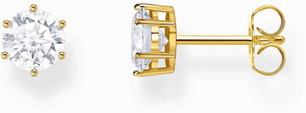 Ohrrstecker mit weißem Zirkoniastein im Brillantschliff - Thomas Sabo Modell: H2301-414-14