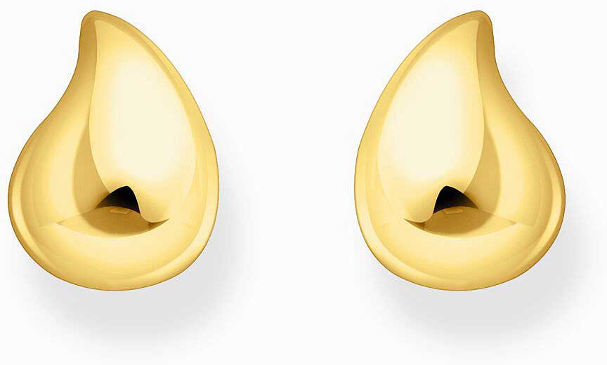 Ohrstecker mit elegantem, modernem Design in organischer Tropfenform - Thomas Sabo Modell: H2303-413-39