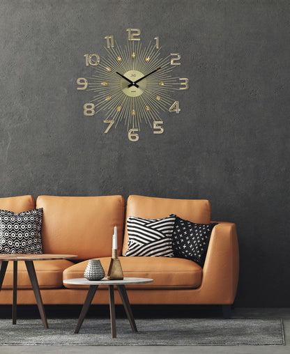 JVD Wanduhr 49x49x5 cm Metall • Stilvolles Design • Präzises Quarzwerk