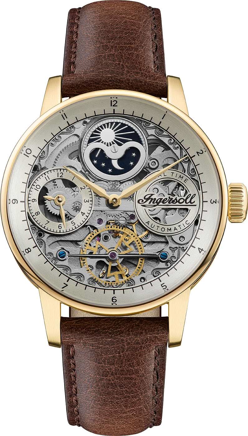 Ingersoll Jazz I07704 Herrenuhr • Automatik • Vintage-Stil