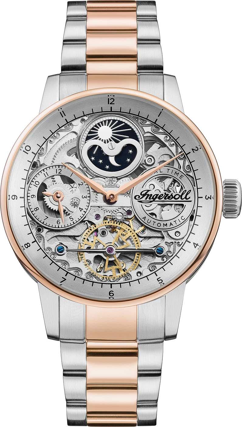 Ingersoll The Jazz I07706 Herrenuhr • Automatik • Mondphase