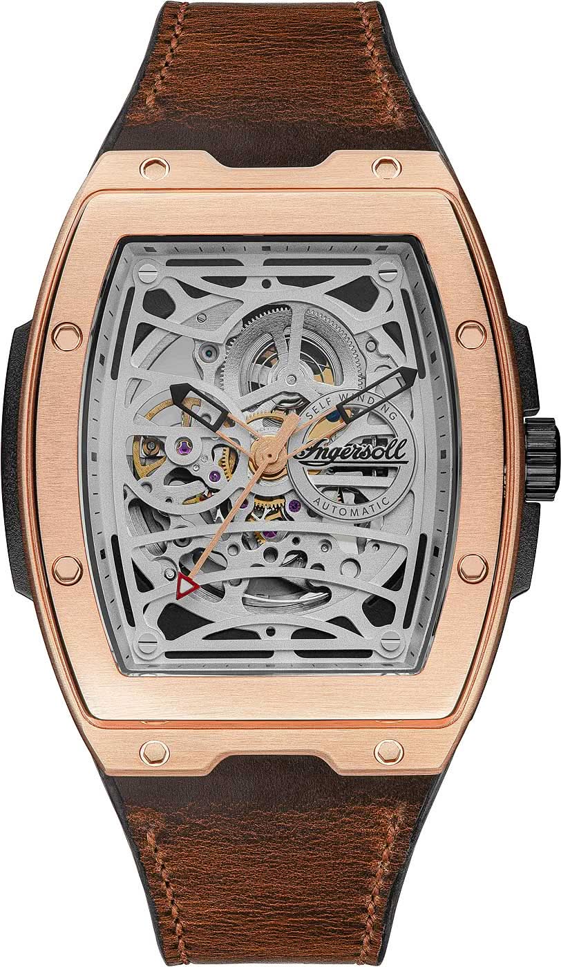 Ingersoll Challenger I12303 Herrenuhr • Automatik • Leder