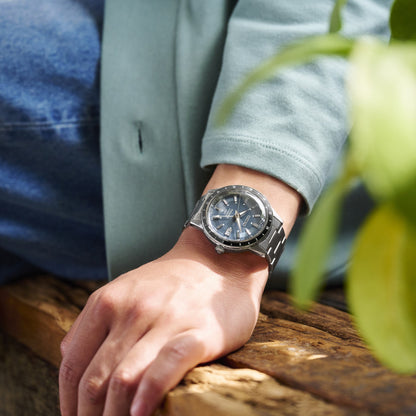 Seiko Presage SSK009J1 Uhr • Automatik GMT • Edelstahl