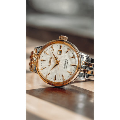 Seiko Presage SRE010J1 Uhr • Automatik • Goldfarbenes Design