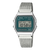 Casio Vintage A158WEM-3EF Armbanduhr Grün • Mesh-Armband • Stoppuhr
