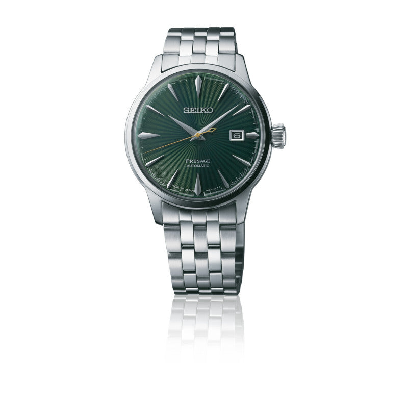 Seiko Presage SRPE15J1 Uhr • Automatikwerk • Grünes Ziffernblatt
